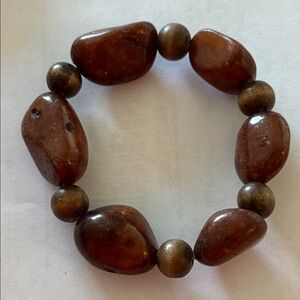 Artisan Carnelian Beaded Bracelet